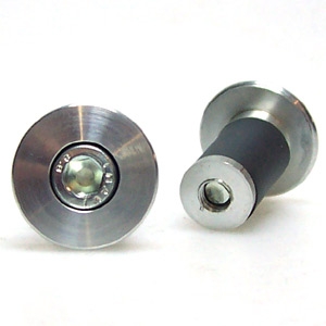 Kurze Lenkerenden f�r Alulenker aus farbig eloxiertem Aluminium