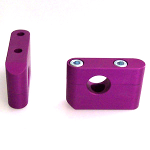 hagen Lenkerhalter purple Lenkerhalter für Lenker mit 22 mm Klemmdurchmesser purple