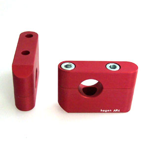 Lenkerhalter f�r Lenker mit 22 mm Klemmdurchmesser rot