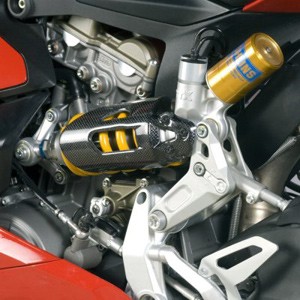 Carbon Federbeinabdeckung Sichtcarbon für Ducati Panigale