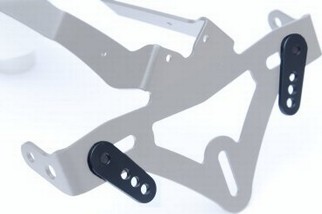 R&G Kennzeichenadapter verstellbar um vorhandene Bohrungen verwenden zu können