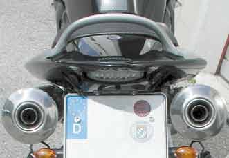 Heckinnenverkleidung mit LED-Rücklicht für Honda CB 900 Hornet 2002-