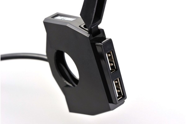 USB-Spannungsversorgung Lenkermontage mit 2 USB Ausgängen