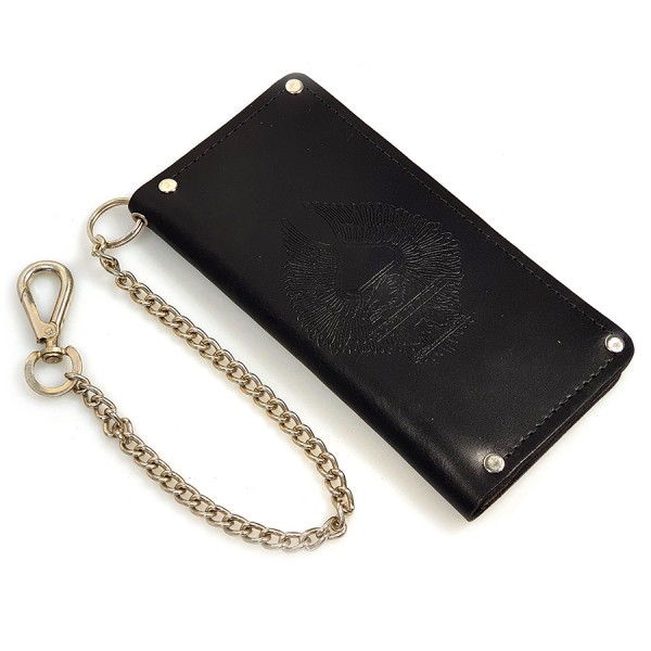 Biker Wallet Geldbeutel aus Leder mit Kette und Karabinerhaken